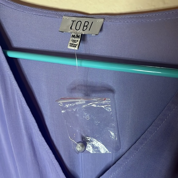 Tobi Lavendar Bell Sleeve Dress - Size Medium - Picture 2 of 3